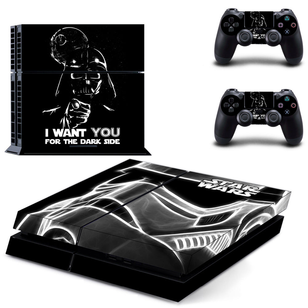 STAR WARS - DARTH VADER -STORMTROOPER - PLAYSTATION 4 PROTECTOR SKIN - best-skins