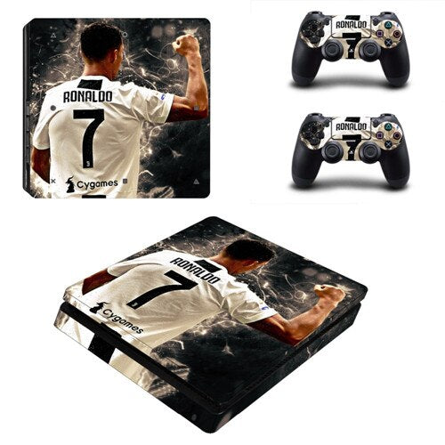 CRISTIANO RONALDO JUVENTUSE - PLAYSTATION 4 SLIM PROTECTOR SKIN - best-skins