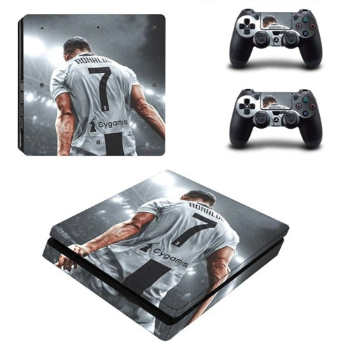 CRISTIANO RONALDO JUVENTUSE - PLAYSTATION 4 SLIM PROTECTOR SKIN - best-skins