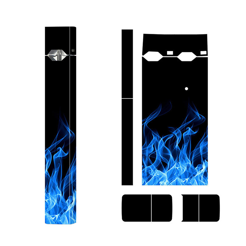 BLUE FIRE - JUUL  PROTECTOR SKIN - best-skins