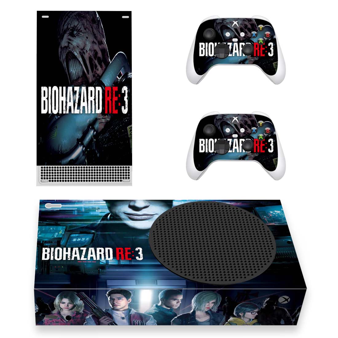 XBOX PROTECTOR SKIN for Series S - Stylish Protection & Easy Use- Biohazard 3 Style