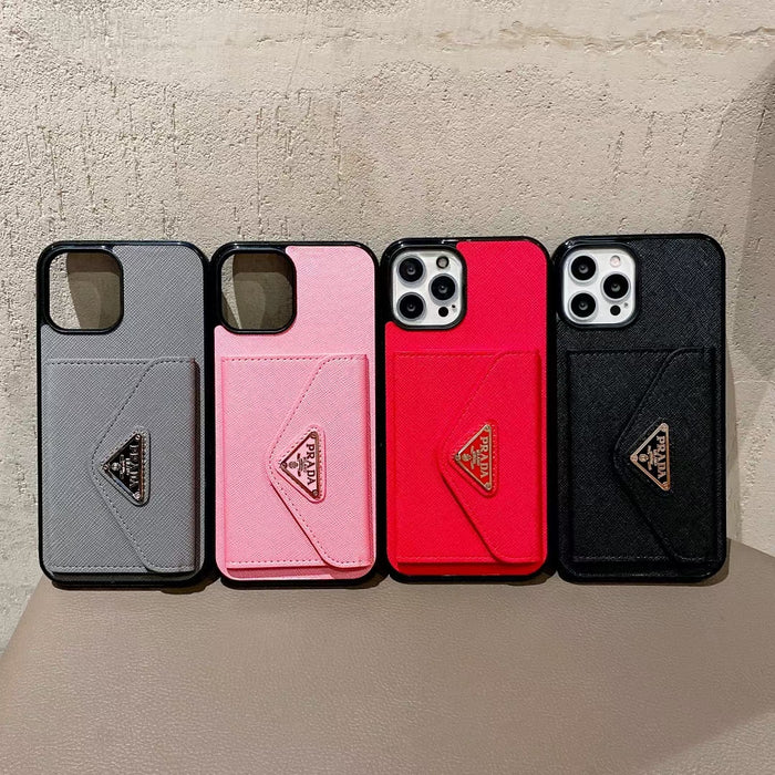 PR PHONE CASE WITH WALLET CARD FOR IPHONE 11 12 13 14