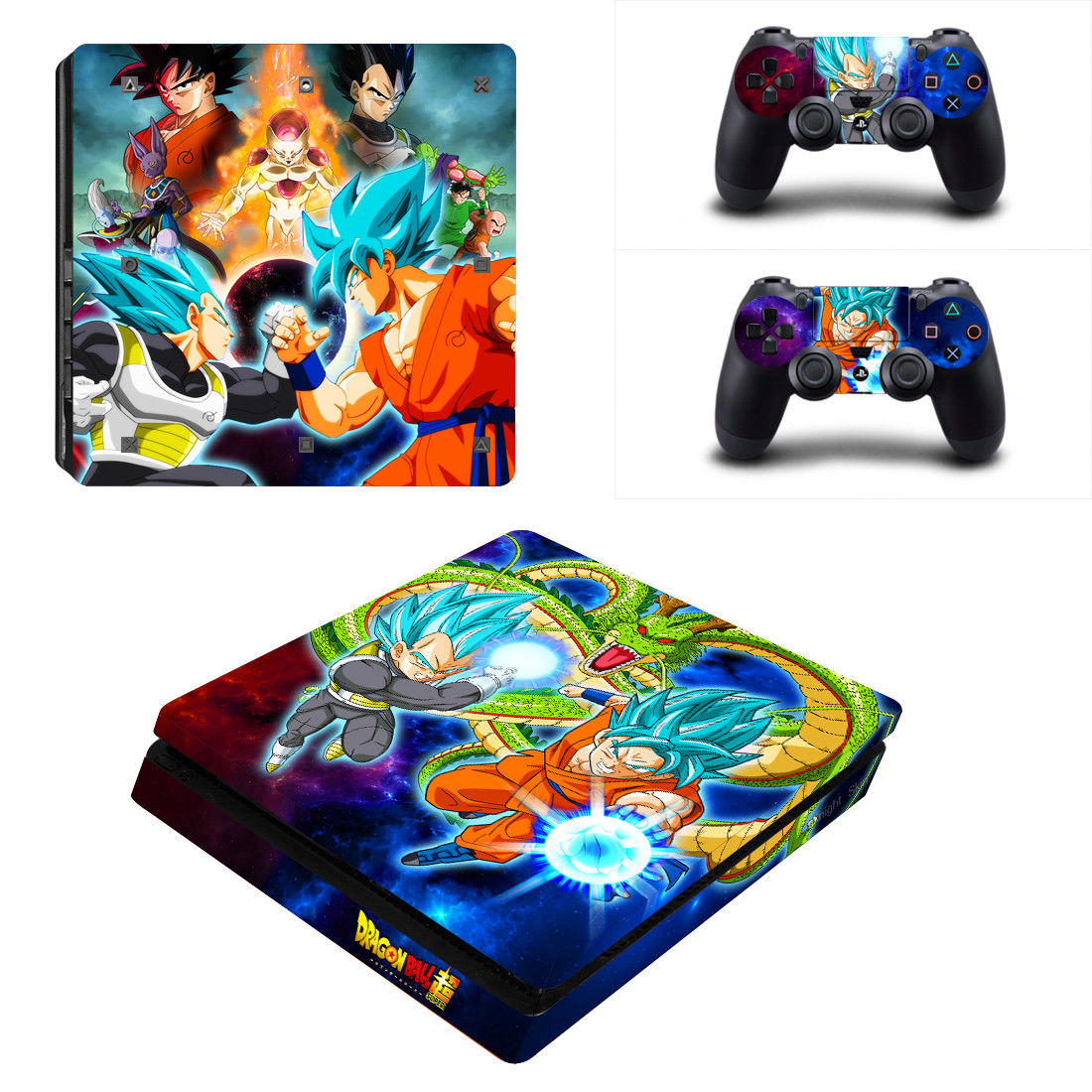 DRAGON BALL SUPER - PLAYSTATION 4 SLIM PROTECTOR SKIN - best-skins